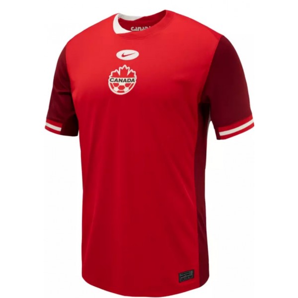 Canada maglia da casa Prima maglia da calcio per abbigliamento sportivo da uomo dell'uniforme da calcio 2024